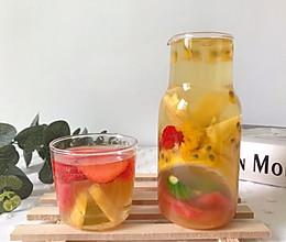 夏日缤纷水果茶的做法