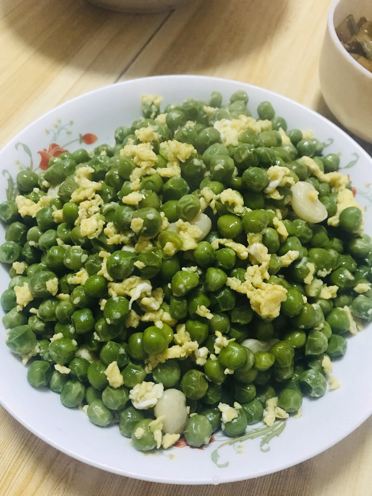 豌豆爆蛋（懒人版）晚餐也可的做法