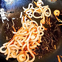 海鲜炒乌冬面 | 随便料理的做法图解7