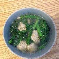 菠菜丸子汤的做法图解9