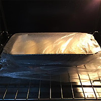 奶香味十足的吐司面包，面包机和面保证出膜的做法图解9