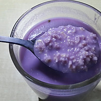 【宿舍速成版】紫薯牛奶燕麦粥的做法图解4