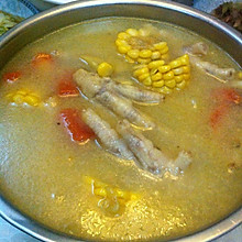 鸡脚青豆玉米汤