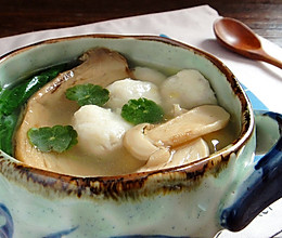 松茸鱼圆汤的做法