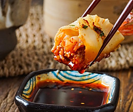 日食记丨大虾抱蛋饺的做法