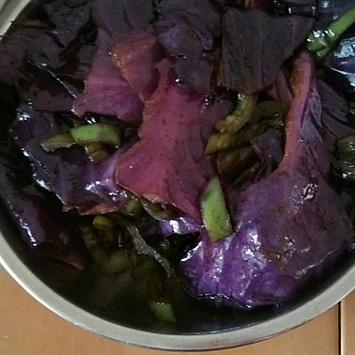清炒紫包菜