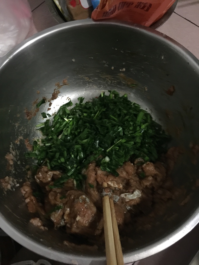 抹茶鱼肉饺子的做法图解4