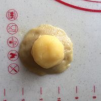 自来红月饼-香甜奶黄馅的做法图解12