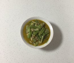 丝瓜炒白玉菇的做法