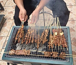 自制羊腿肉！羊肉串！羊排！的做法