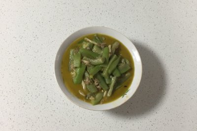 丝瓜炒白玉菇