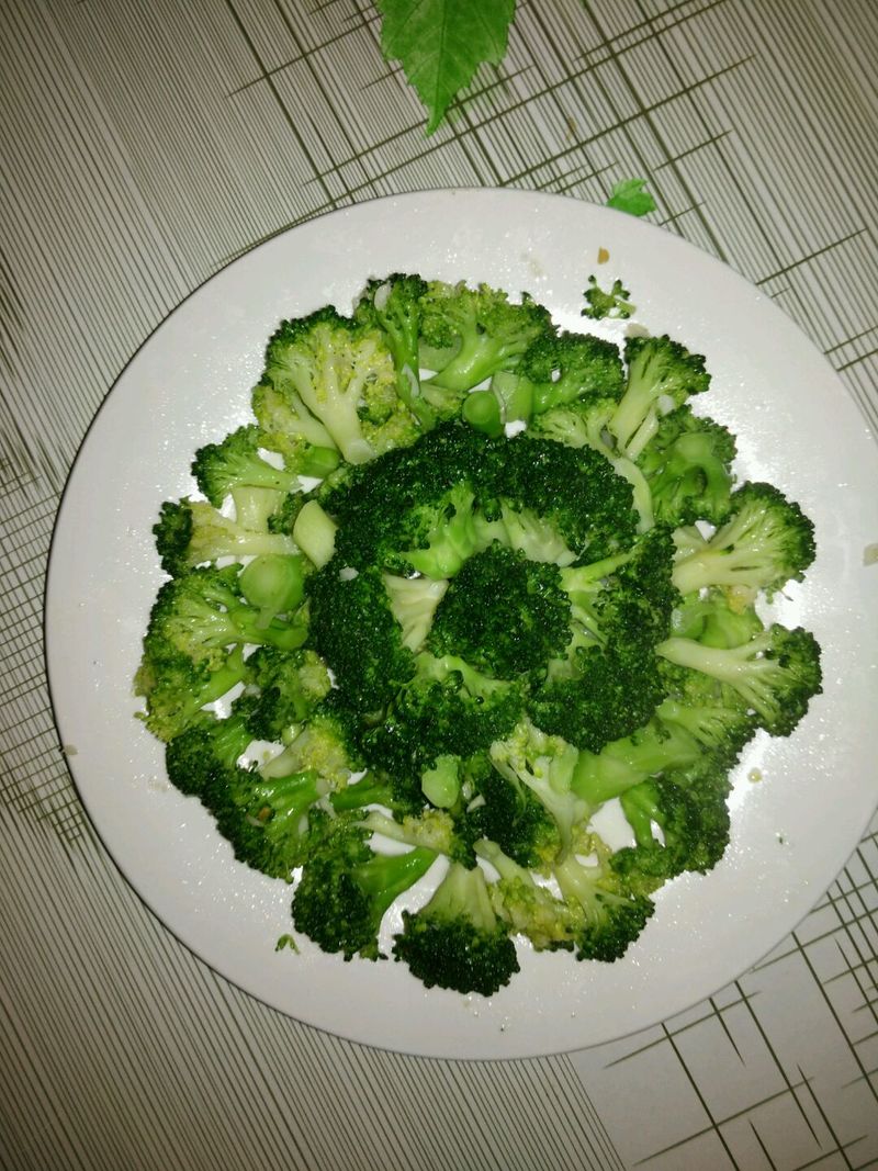 Broccoli with garlic