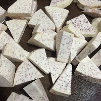 简单易做喷香排骨蒸芋头的做法图解2