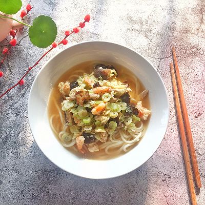芸豆虾仁打卤面