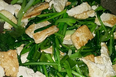 豆腐炒青菜