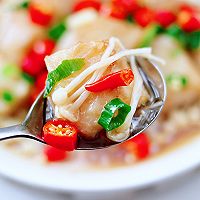 #橄榄中国味 感恩添美味#金针菇蒸龙利鱼的做法图解13