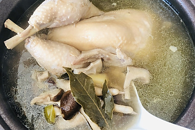养生冬日蘑菇鸡汤
