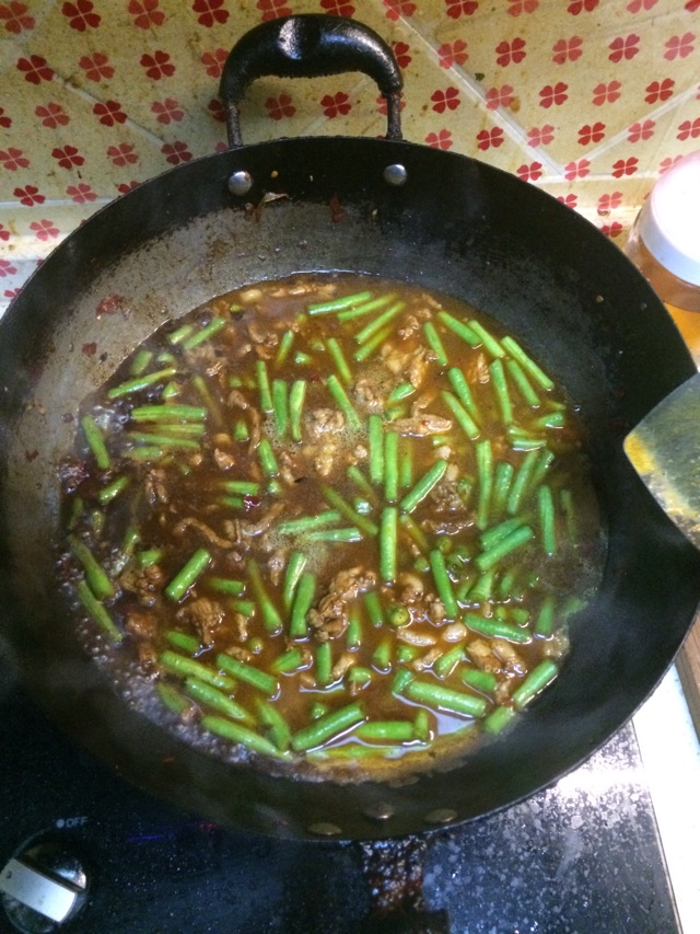 简易超详细豆角焖面的做法图解8