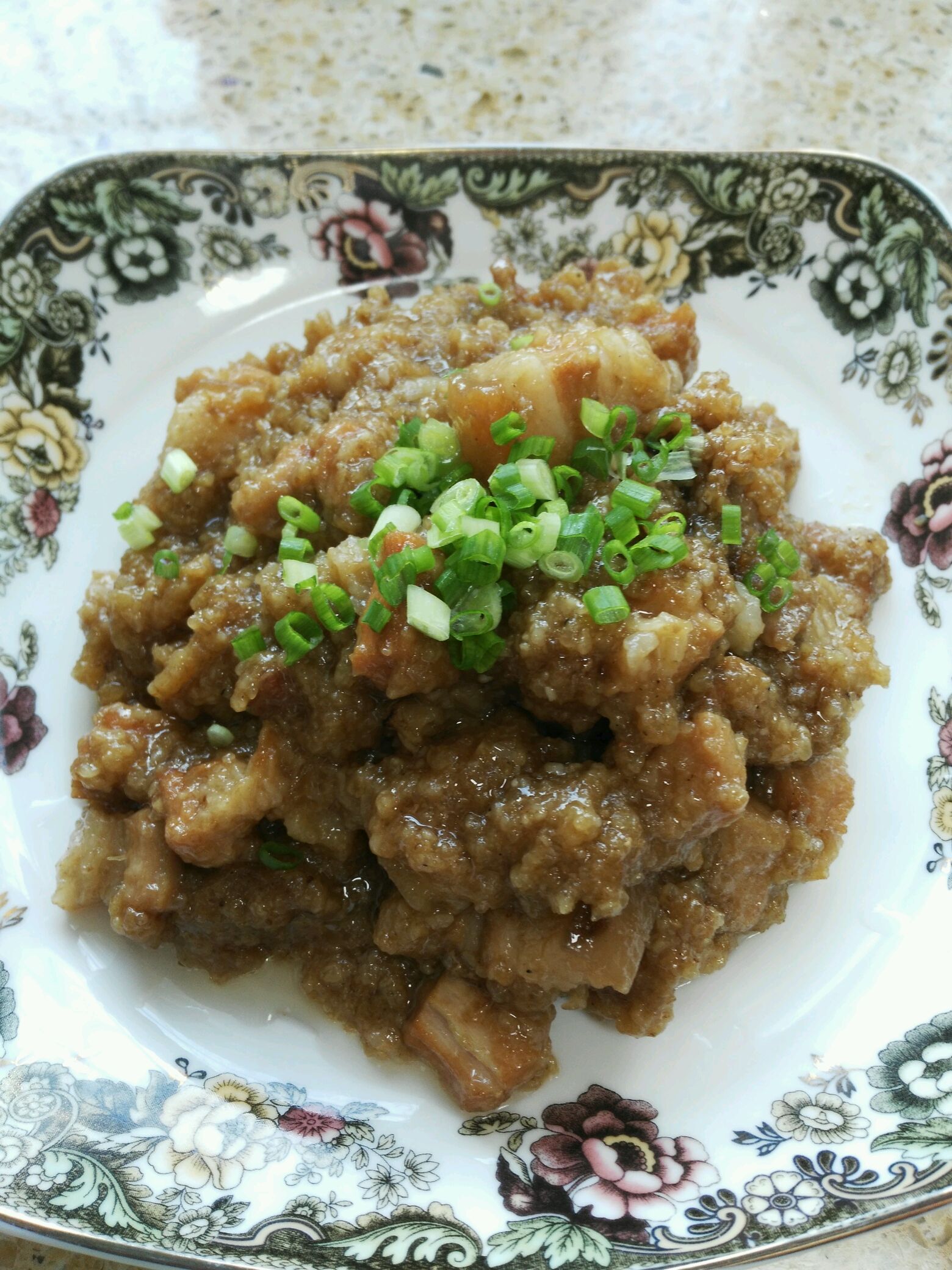 Hunan steamed pork with flour