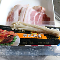 培根金针卷的做法图解1