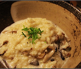 凤尾菇意大利烩饭 （risotto）的做法