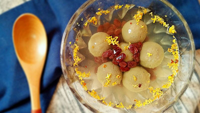 抹茶蜜豆小汤圆