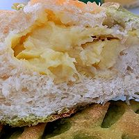 #奈特兰草饲营养美味#青汁榴莲面包的做法图解8
