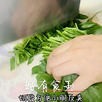 #来诺辉京东 解锁“胃”来资产#猪油拌菠菜，好吃得很的做法图解4