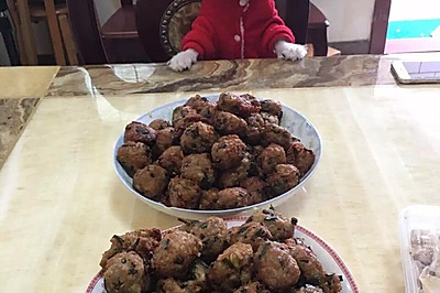 蒜香香煎莲藕丸子
