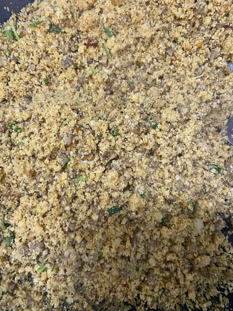 肉沫炒豆渣的做法
