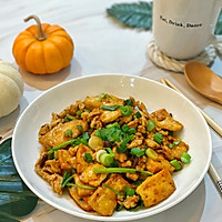 #橄榄中国味 感恩添美味#鸡肉糜烩豆腐的做法图解10
