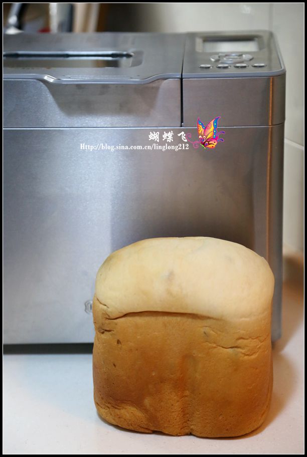 东菱DL-T12面包机试用报告二--酸奶葡萄干吐司