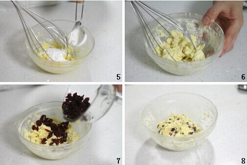蔓越莓奶酥面包的做法图解2