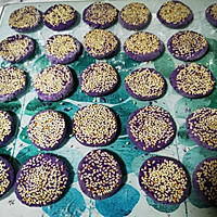 #换着花样吃早餐#低脂低卡紫薯饼的做法图解4