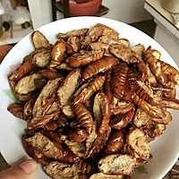 干煸蚕蛹的做法图解4