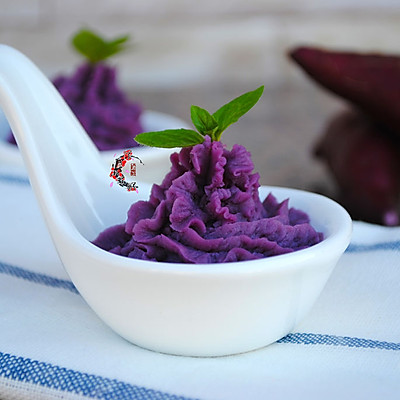 牛奶紫薯泥——宝宝健康辅食