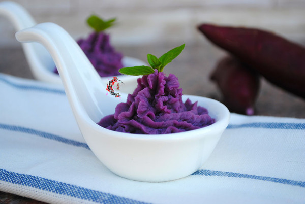 牛奶紫薯泥——宝宝健康辅食