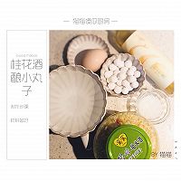#秋天怎么吃#让人回味无穷—桂花酒酿小丸子的做法图解1
