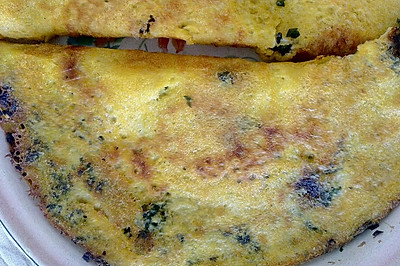 韭菜馅糊饼