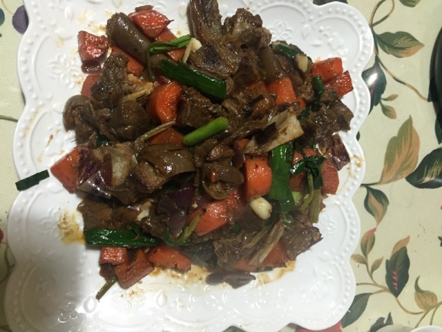 干锅孜然羊肉