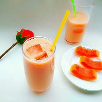木瓜牛奶汁＃九阳至爱滋味＃的做法图解7