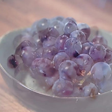 不吃葡萄倒吐葡萄皮，在家自制珍珠小丸子，新手也能做的甜品