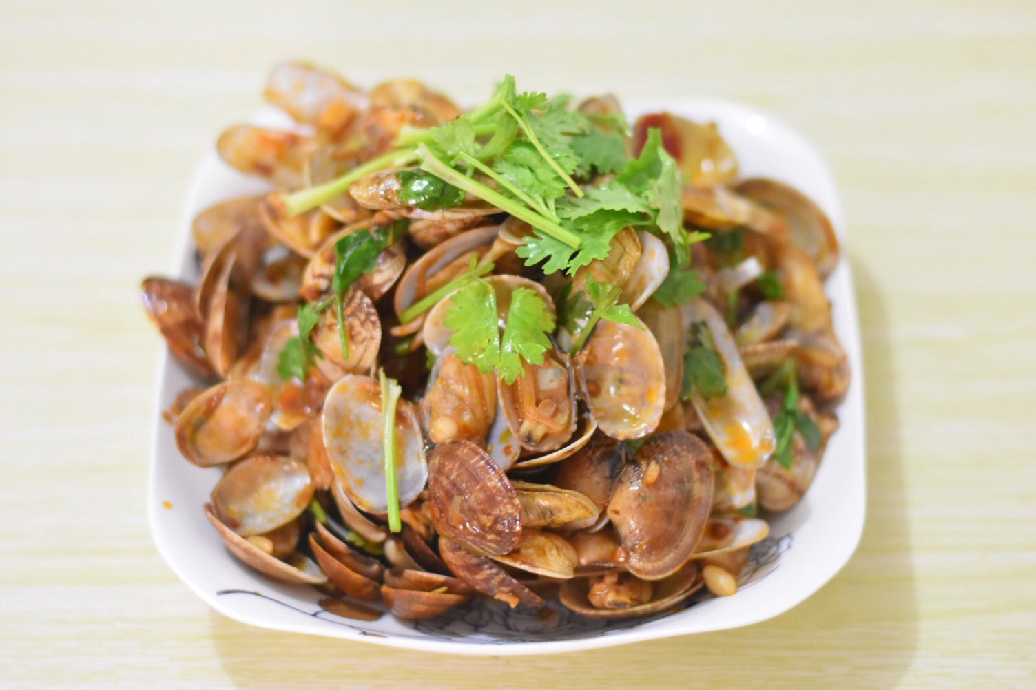 Stir fried clam