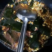 海带片炖黄豆的做法图解6