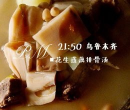苏苏家——花生莲藕排骨汤的做法