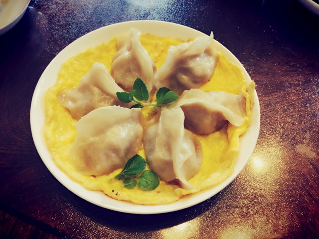 薄荷金蛋煎饺（早餐）