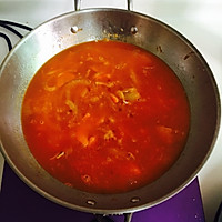 茄汁牛肉泡菜豆腐锅的做法图解7