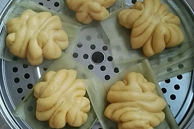 馒头七十二变之四南瓜菊花馒头
