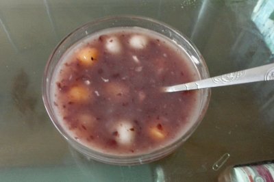 红豆芋圆汤