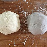 黑枸杞圈圈馒头的做法图解4
